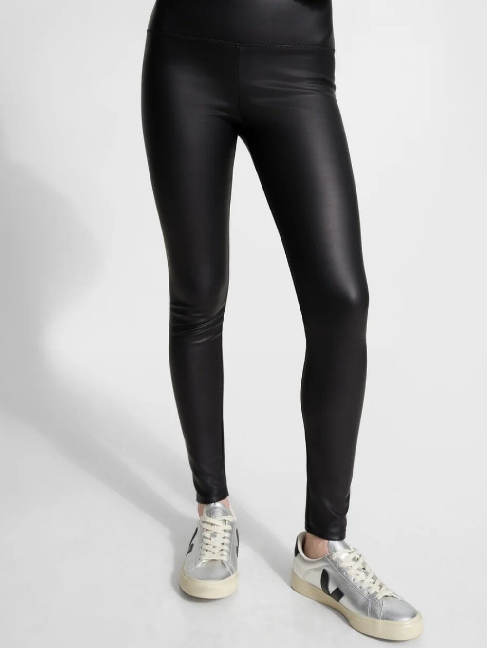 Marcella nyc Kaya Vegan Leather Black High-Waist Leggings Sz XL NWT